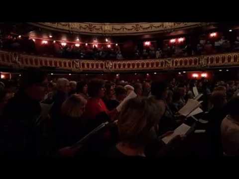 Extrait de la répétition du concert participatif "Choeurs de cinéma" à Strasbourg