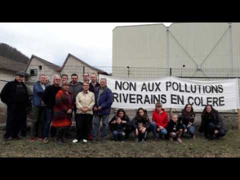 A Malmerspach, des riverains s'opposent à l'implantation de Cycla-men, une entreprise de recyclage des métaux non ferreux contenus dans les mâchefers d'usines d'incinération.