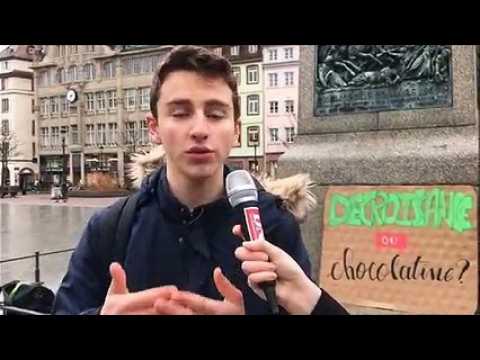 Léo, 15 ans, manifeste à Strasbourg