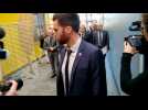 L'arrivée d'Emmanuel Macron  au collège de Mirecourt