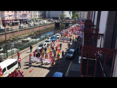 Manifestation des fonctionnaires à Epinal