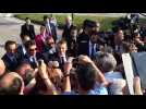 Emmanuel Macron prend un bain de foule à Saulxures-sur-Moselotte