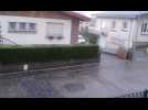 Vosges : l'orage de grêle qui s'est abattu à Epinal en...