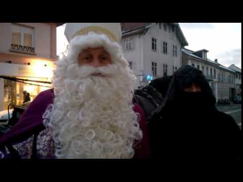 Saint-Dié : saint Nicolas et le Père Fouettard s'adressent aux lecteurs de Vosges Matin
