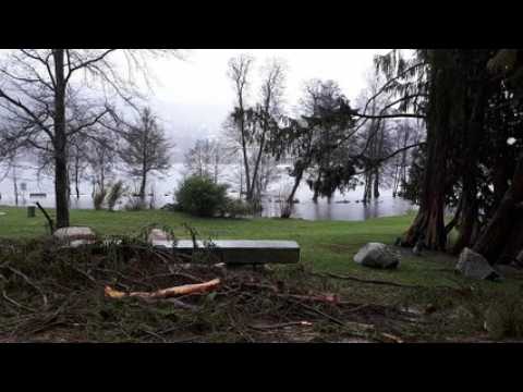 Ça déborde du côte du lac de Gérardmer