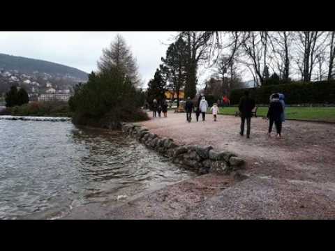 Le lac de Gérardmer déborde