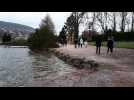 Le lac de G&eacute;rardmer d&eacute;borde - Label : Vosges Matin - Category : News