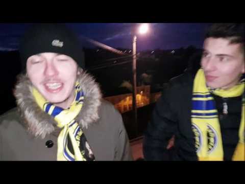 Les supporters du SAS s'échauffent avant le match