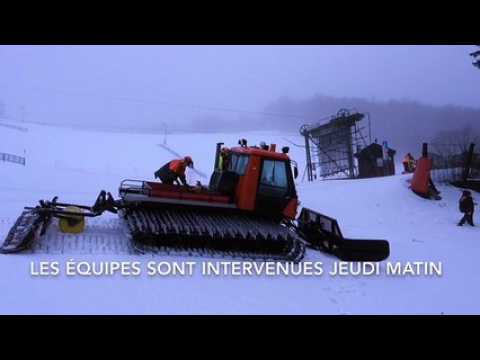 Tempête Eleanor : des dégâts à la station vosgienne de ski du Rouge-Gazon