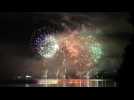 Le bouquet final du show pyrotechnique de Gérardmer