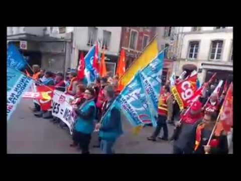 Les fonctionnaires manifestent à Epinal
