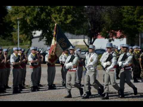 Vosges-vidéo : la prise d'armes au premier Régiment de Tirailleurs...