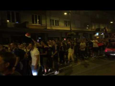 Saint-Dié : la fête rue Thiers après la qualification des...