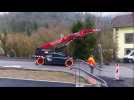 D&eacute;placement de la st&egrave;le de Paul-Henri Lecomte &agrave; Basse-sur-le-Rupt - Label : Vosges Matin - Category : News