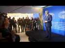 D&eacute;claration du pr&eacute;sident du parlement europ&eacute;en Antonio Tajani, &agrave; la suite du d&eacute;bat entre le pr&eacute;sident Emmanuel Macron et les d&eacute;put&eacute;s europ&eacute;ens - Label : Vosges Matin - Category : News