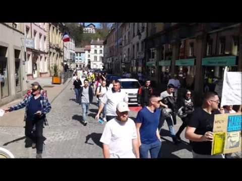 Le collectif "Colère 88" défile dans les rues d'Epinal