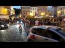 La joie place des Vosges &agrave; Epinal apr&egrave;s la victoire - Label : Vosges Matin - Category : News