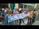 Nappe du GTI : les manifestants se mettent en sc&egrave;ne - Label : Vosges Matin - Category : News