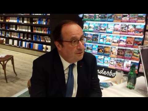 François Hollande à Contrexéville