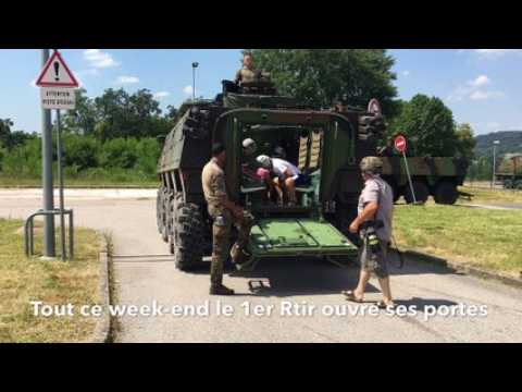 Journées portes ouvertes au 1er régiment de tirailleurs d'Epinal