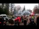 Epinal Manifestation devant la préfecture contre les 80  km/h
