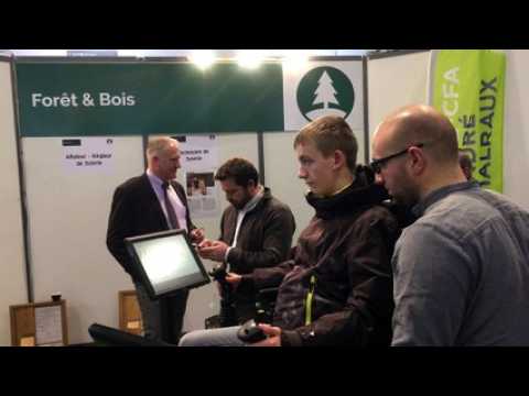 Festival des métiers à Epinal : le simulateur de scierie