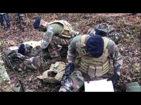 L'entraînement du 1er régiment de tirailleurs d'Epinal