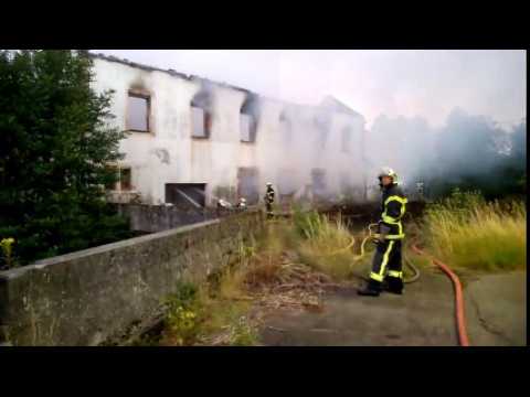 Incendie dans un bâtiment d’une usine désaffectée à Granges-Aumontzey