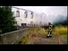 Incendie dans un bâtiment d’une usine désaffectée à Granges-Aumontzey