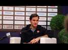 Tournoi de Bâle - conférence de presse de Roger Federer