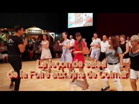 Foire aux vins de Colmar : trois minutes pour apprendre la salsa