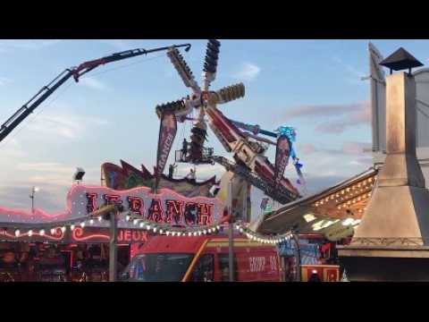 Foire kermesse de Mulhouse : bloqués au sommet d'un manège