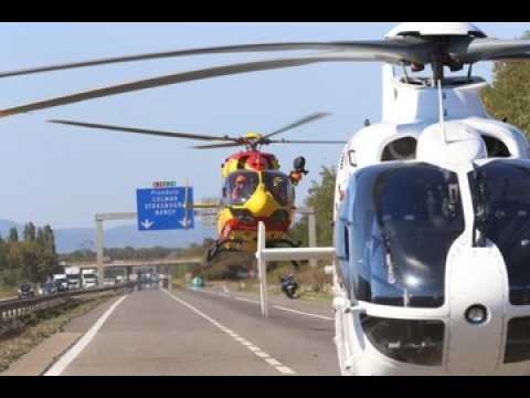 Deux morts sur l'A35, coupée à Sainte-Croix-en-Plaine