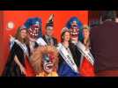 Carnaval de Mulhouse: la reine, son prince et ses dauphines au journal