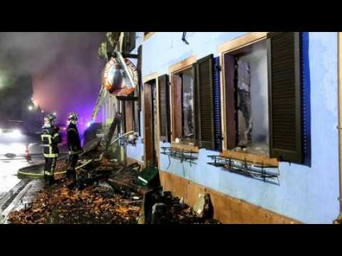 Deux maisons ravagées par les flammes à Steige