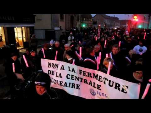 "Black out" contre la fermeture de la centrale à Fessenheim