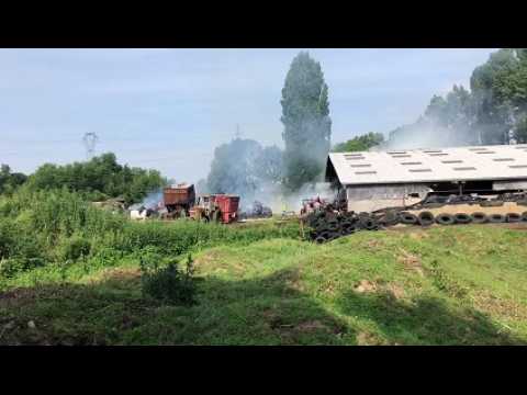 Reiningue :  après l'incendie dans une exploitation agricole