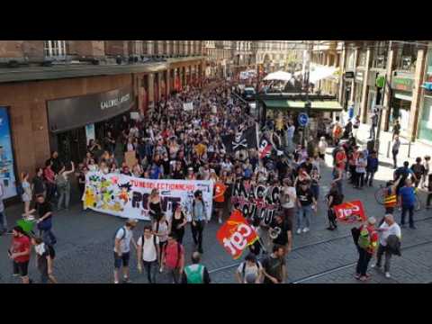 Manifestation à Strasbourg le 19 avril 2018