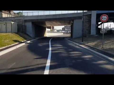 Mulhouse: la voie sud en 1 minute chrono