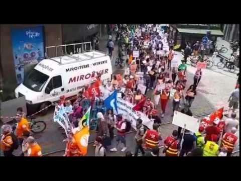 Fonction publique : 2000 manifestants à Strasbourg