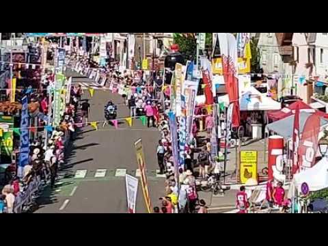 Tour Alsace : arrivée à Dannemarie de la 5e étape