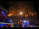 Spectaculaire incendie à Gunsbach
