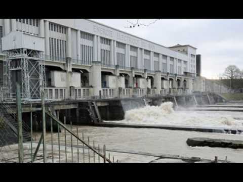 Crue du Rhin: la centrale de Kembs à plein régime