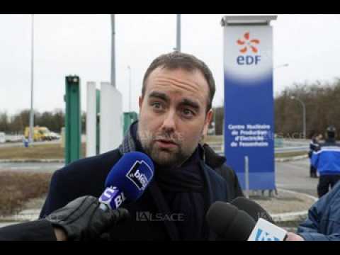 Sébastien Lecornu à Fessenheim