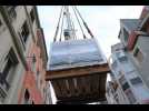 Mulhouse: une grue g&eacute;ante pour le futur magasin bio - Label : L'Alsace - Category : News