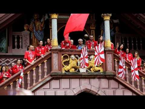 L'ASPTT Mulhouse fête son titre de championne de France