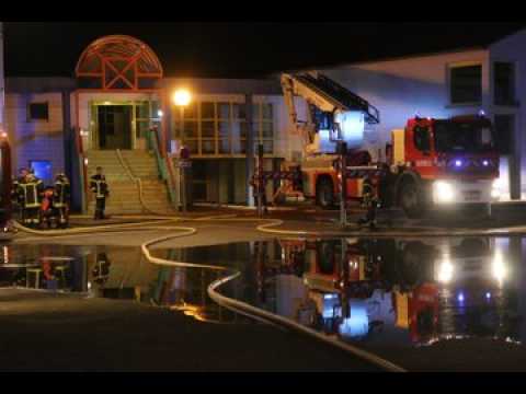 Incendie nocturne à la salle omnisports de Sierentz