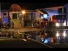 Incendie nocturne à la salle omnisports de Sierentz