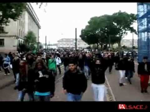 manif lycéens mulhouse 19 octobre