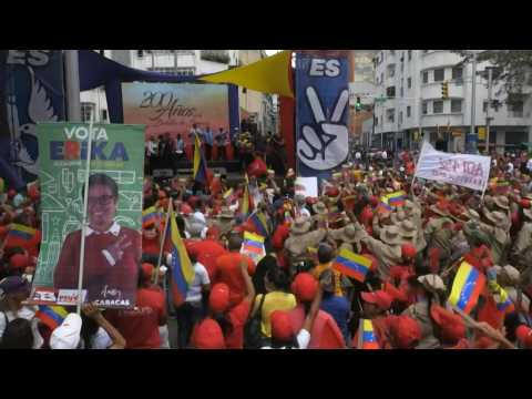 Venezuela: pro-government supporters rally against US assets freeze